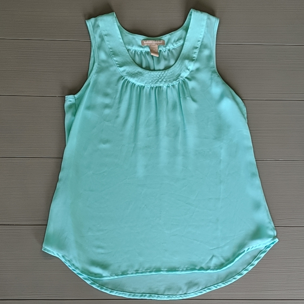 Banana Republic BR Women's Mint Green Sleeveless Tank Size Small S